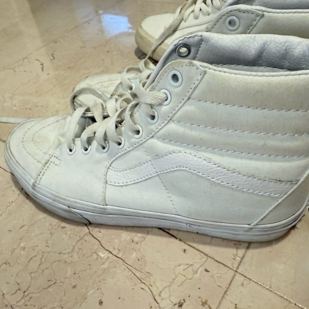 Vans High-Top White Sneakers